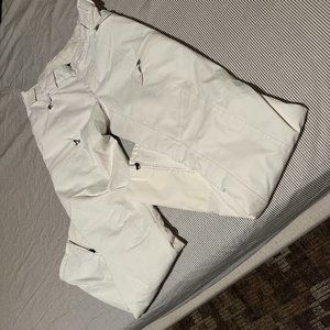 🏂🏂 Good condition THE NORTH FACE White Insulated Snow Pants :: Size Small 🏂🏂